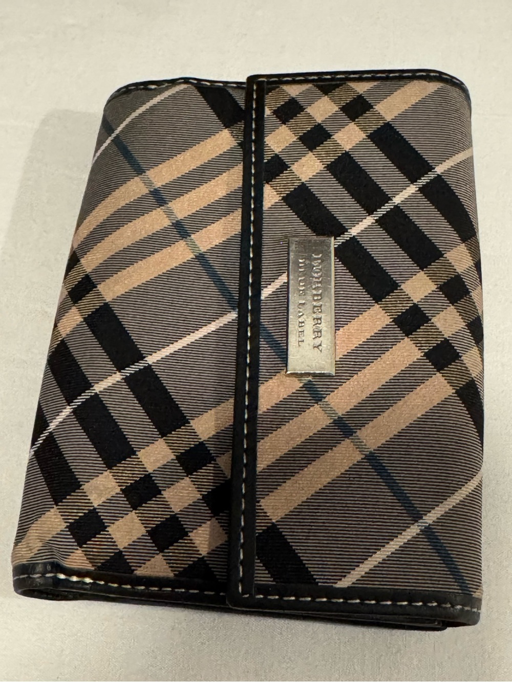 Burberry Blue Label Nova Check Leather Wallet